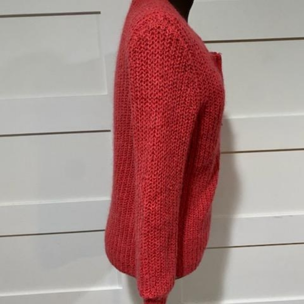 Cabi Pink Zip Front Sweater** - Picture 5 of 7